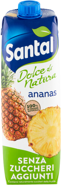 Santal Ananas Senza Zucchero 1.000 Ml