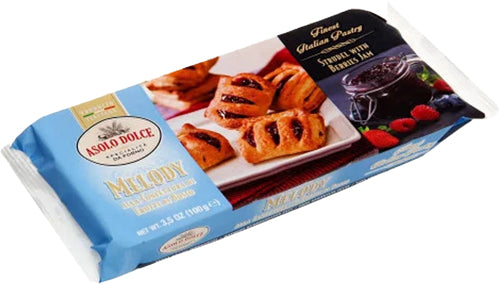 Asolo Strudelini Melody Ai Frutti Di Bosco g.100 (16 In A Box) (£0.71 Each)