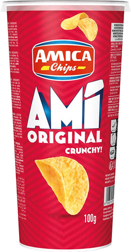 Amica Chips Ami' Original gr. 100 (16 In A Box) (£0.92 Each)