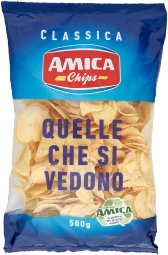 Amica Chips Patatine g.500 Busta (5 In A Box) (£2.93 Each)