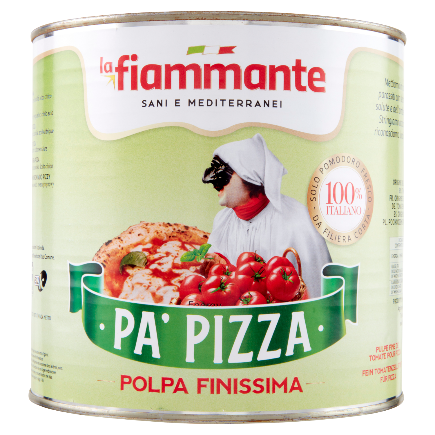 FIAMMANTE PA' PIZZA 2,5kg (6 in a box)