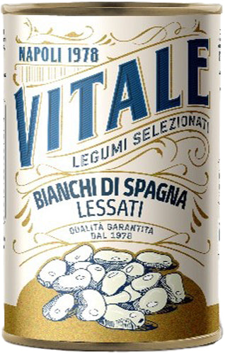 Vitale Fagioli Bianchi Di Spagna g.400 Latta (24 In A Box) (£0.42 Each)