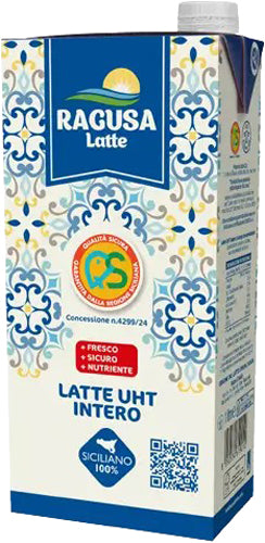 Ragusa Latte Latte UHT Intero lt.1 Brik (12 In A Box) (£0.97 Each)