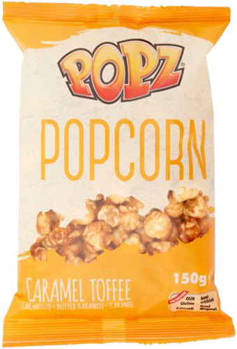Amica Chips Popz Pop Corn Scoppiato Caramel Toffee g.150 (12 In A Box) (£1.58 Each)