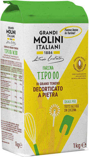 gr.Molini Italiani Farina 00 Kg.1 (10 In A Box) (£0.43 Each)