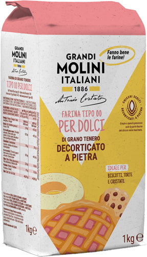 gr.Molini Italiani Farina 00per Dolci Kg.1 (10 In A Box) (£0.49 Each)