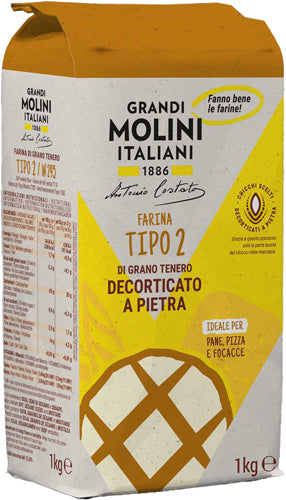 gr.Mol.Italiani Farina Tipo 2 Kg.1 (10 In A Box) (£0.61 Each)