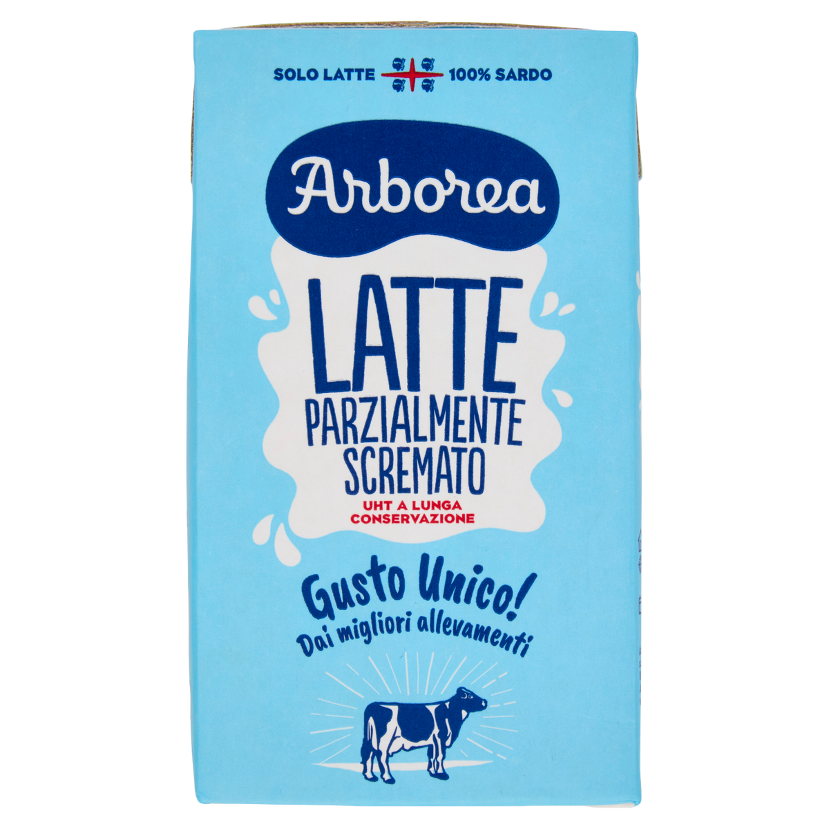 ARBOREA LATTE UHT PARZ.SCREMATO 1000ml (10 in a box)