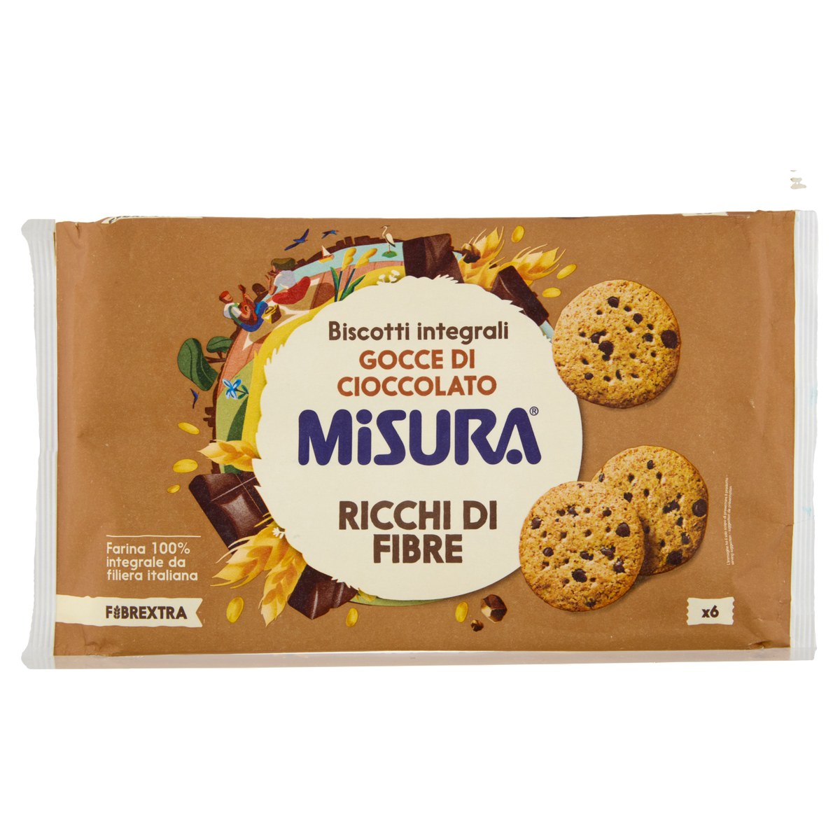 MISURA BISCOTTI GOCCE DI CIOCCOLATO 280g (10 in a box)