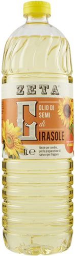 Zeta Olio Di Semi Di Girasole 1L (12 In A Box) (£1.62 Each)