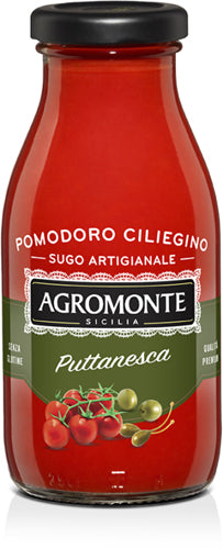 Agromonte Sugo Alla Puttanesca g.260 Vaso (12 In A Box) (£1.45 Each)