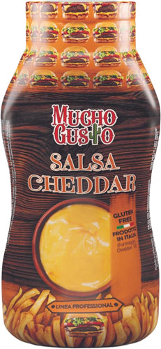 Topfood Salsa Cheddar Senza Glutine ml.870 (6 In A Box) (£4.13 Each)