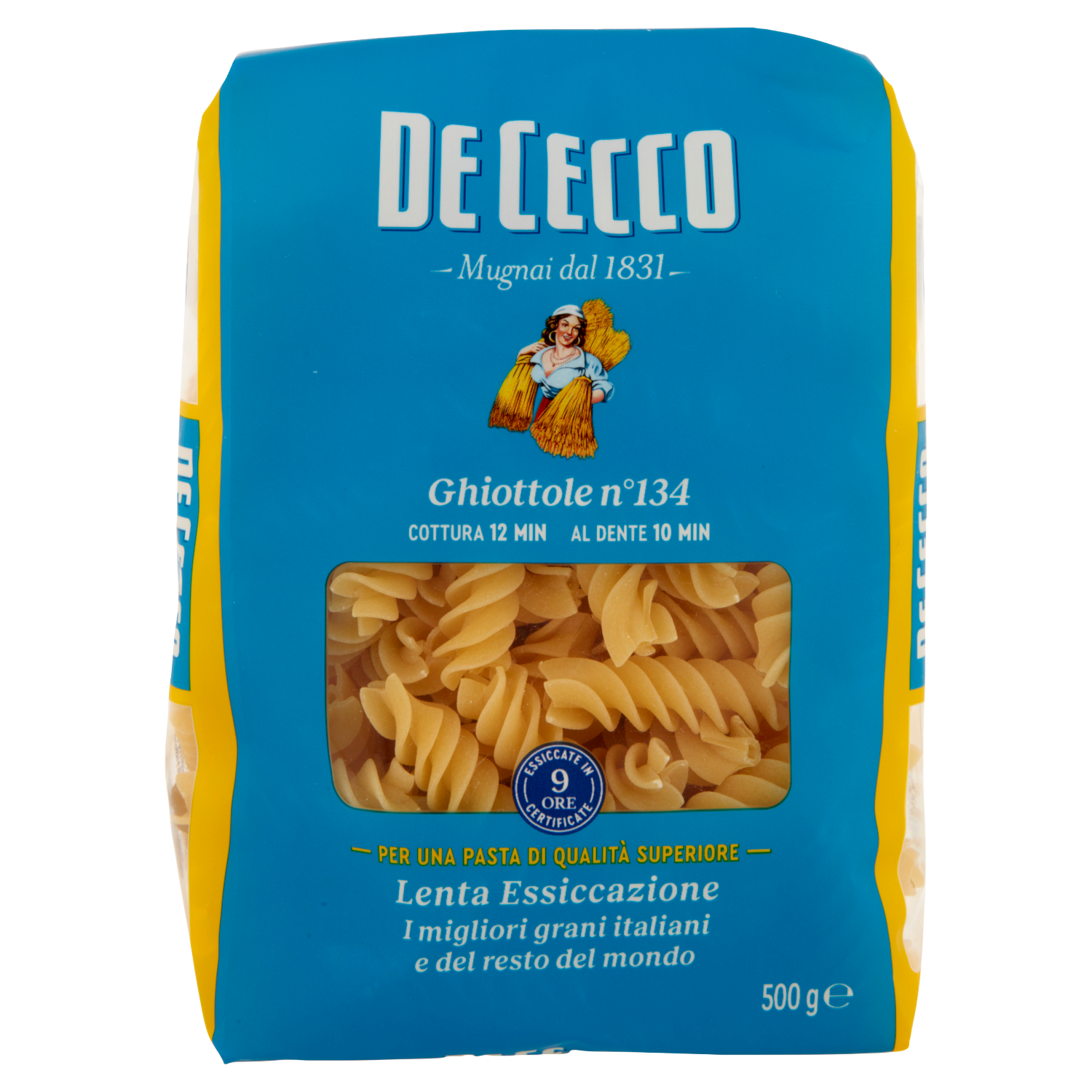 DE CECCO PASTA DI SEMOLA GHIOTTOLE 500g (24 in a box)