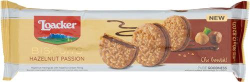 Loacker Biscuits gr.80 Hazelnut (12 In A Box) (£1.90 Each)