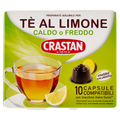 CRASTAN TE LIMONE TE LIMONE CAPSULE D.G. X 10 (6 in a box)