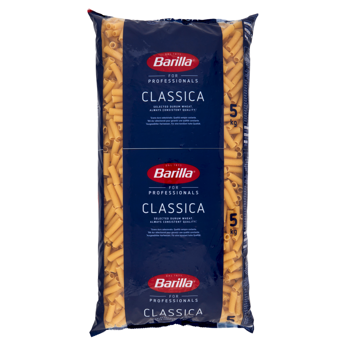 BARILLA PASTA DI SEMOLA TORTIGLIONI 5kg (3 in a box)