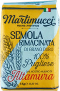 Martimucci Semola Rimacinatagrano Duro 100% Pugliese Kg 1 (10 In A Box) (£0.64 Each)