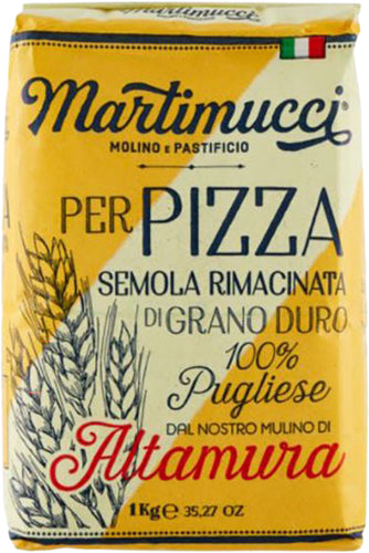 Martimucci Semola Rimacinatagrano Duro X Pizza Kg 1 (10 In A Box) (£0.64 Each)