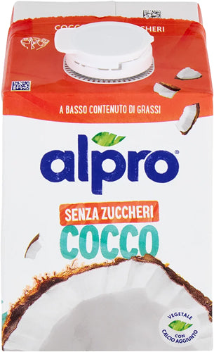 Alpro Cocco Senza Zuccheri Aggiunti ml 500 (8 In A Box) (£1.34 Each)