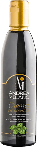 Andrea Milano Crema C/Aceto Bals.Di Modena Al Basil.ml.250 (12 In A Box) (£1.46 Each)