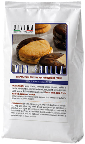 Divina Farina Per Frollag.500 Senza Glutine (12 In A Box) (£1.71 Each)