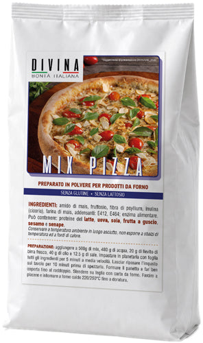 Divina Farina Mix Pizza gr.500 Senza Glutine (12 In A Box) (£1.71 Each)