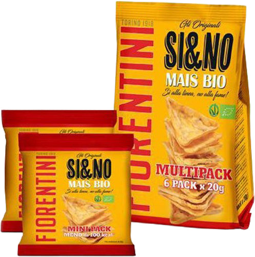 Fiorentini Si&No Triangolimais Bio gr.20x6 - Multipack (12 In A Box) (£1.59 Each)