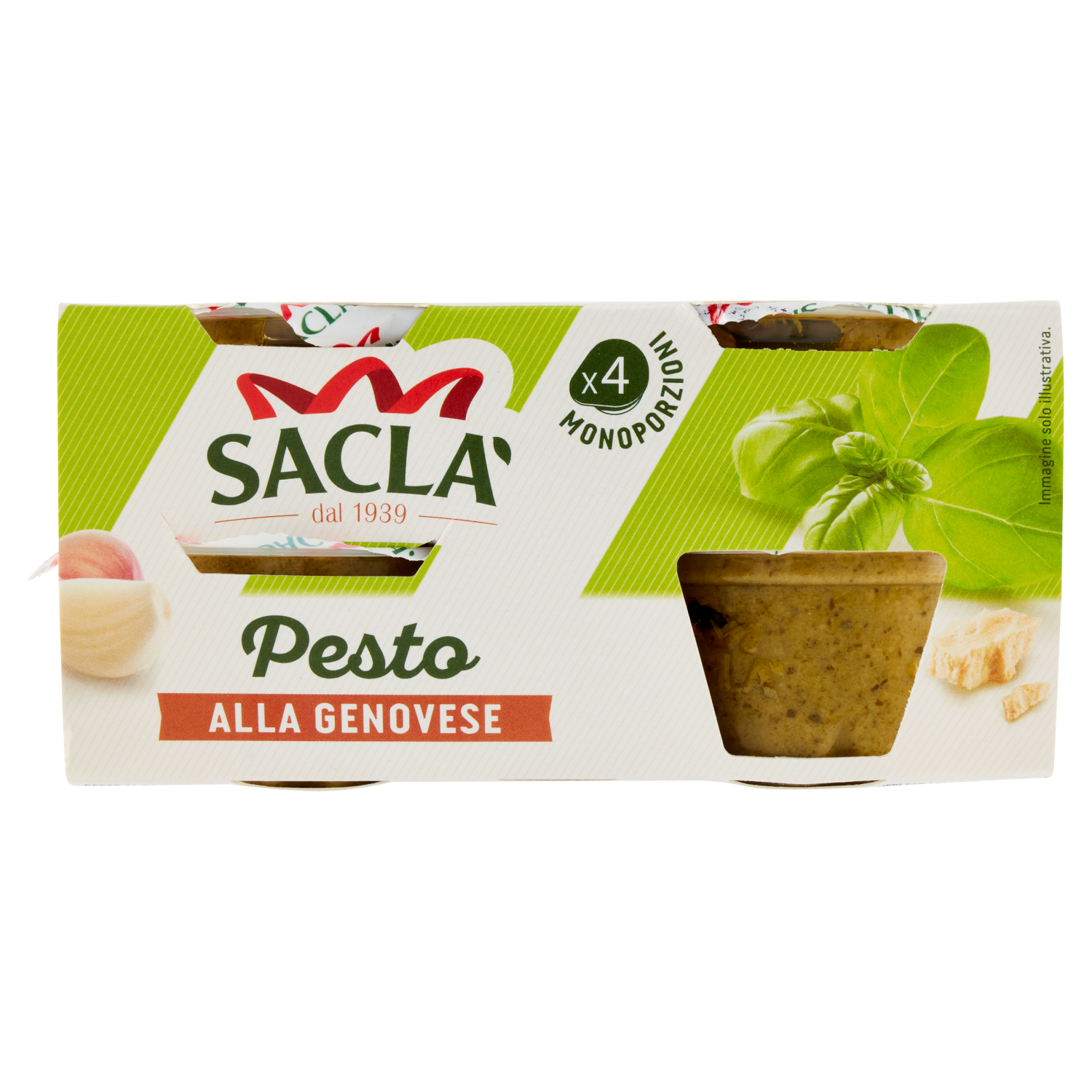 SACLA' PESTO GENOVESE 45gX4 (6 in a box)