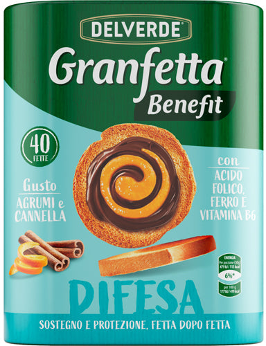 Delverde Granfetta Benefit Difesa Agrumi Cannel.X40 g.300 (10 In A Box) (£1.59 Each)