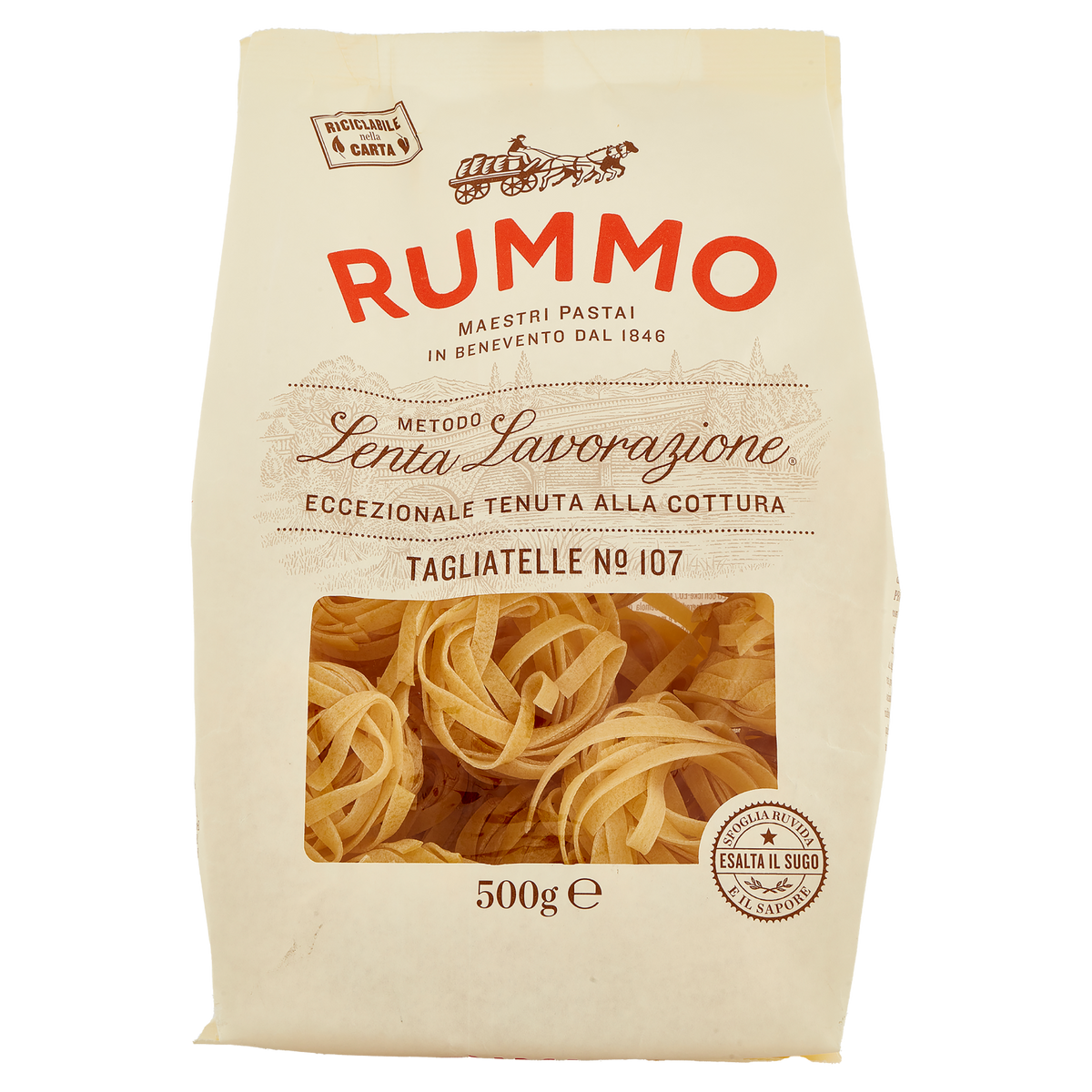 RUMMO TAGLIATELLE SEMOLA N.107 500g (12 in a box)