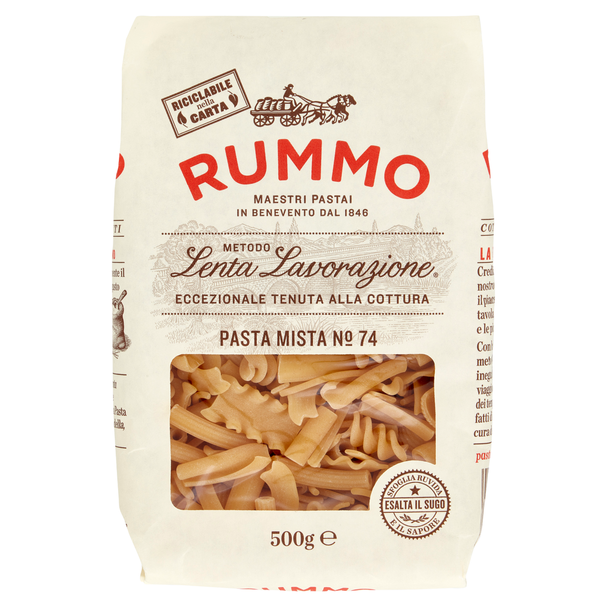 RUMMO PASTA MISTA N.74 500g (16 in a box)