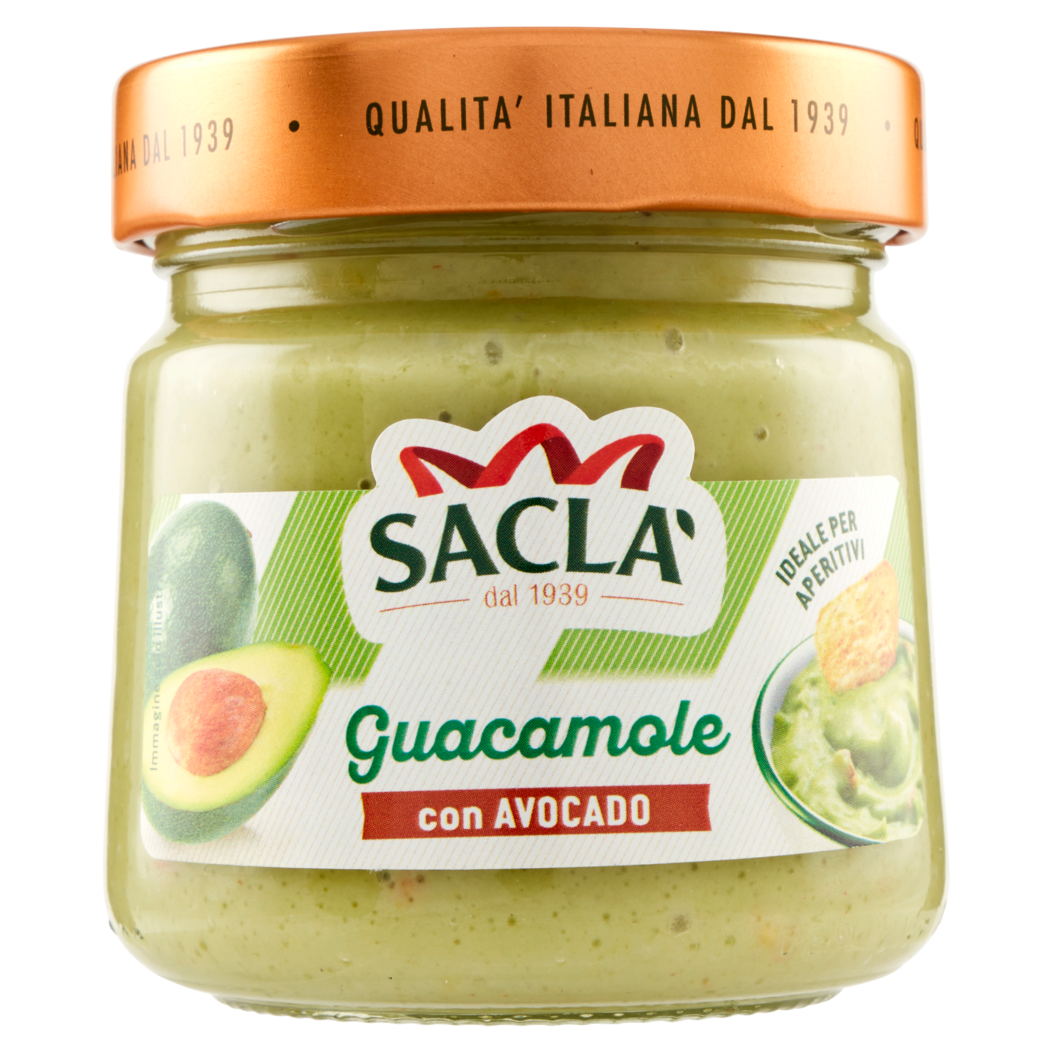 SACLA' SALSA GUACAMOLE 212g (6 in a box)