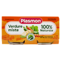 PLASMON OMOGENEIZZATO VERDURE MISTE 80g X2 160g (12 in a box)