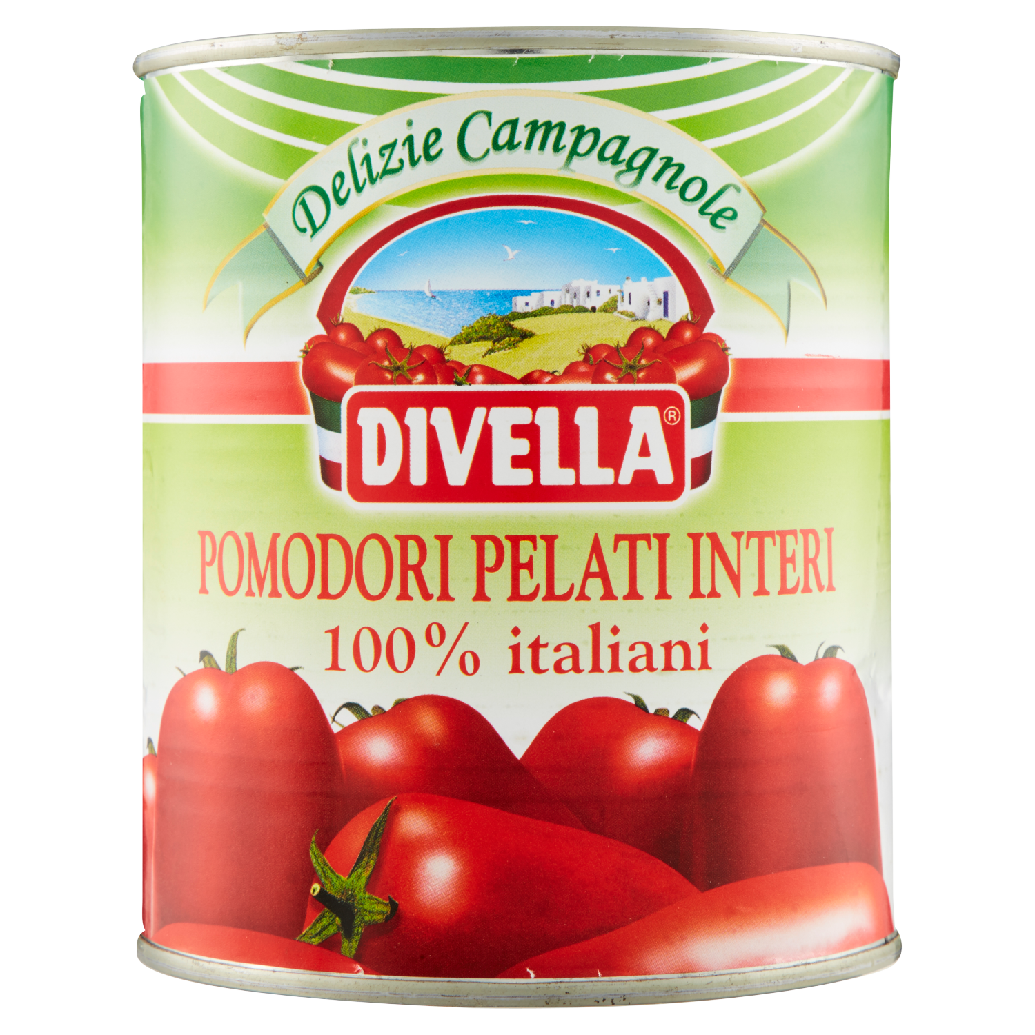 DIVELLA POMODORI PELATI INTERI 800g (12 in a box)