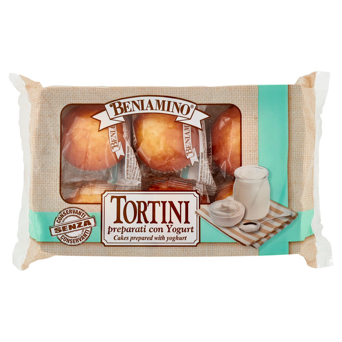 BENIAMINO TORTINO CON CREMA YOGURT 216g(14 in a box)