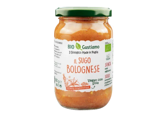 BIO GUSTIAMO SUGO BOLOGNESE VEGANO 350g (5 in a box)