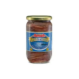 AMATI FILETTI DI ANCHOVIES STESE OLIO DI GIRASOLE 600G JAR
