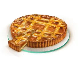 TORTA CROSTATE APRICOT PRECUT 16PTN FROZEN