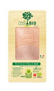 Golfera ORGANIC Sliced Chicken CosiBio 80g (meat available from uk store)