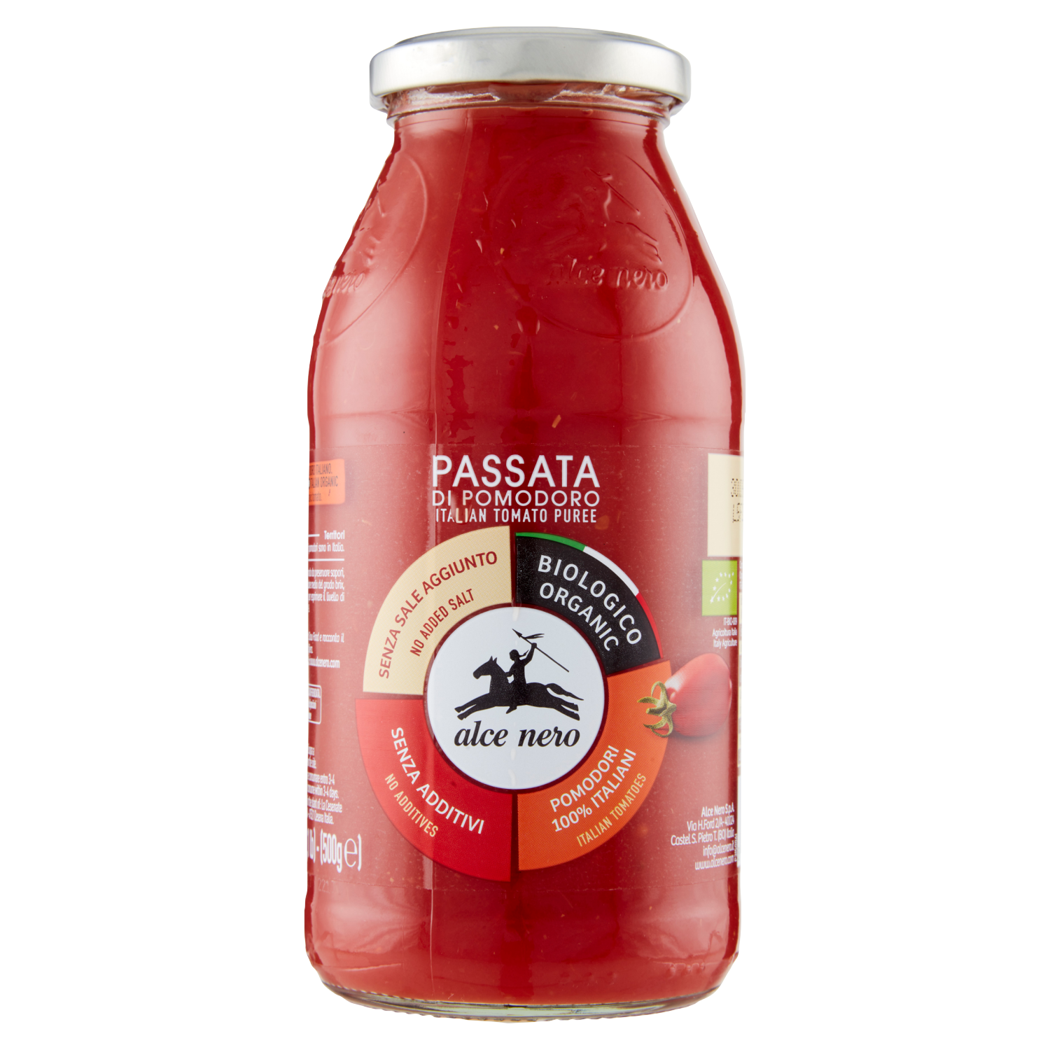 ALCENERO PASSATA ORGANIC 500g (12 in a box)