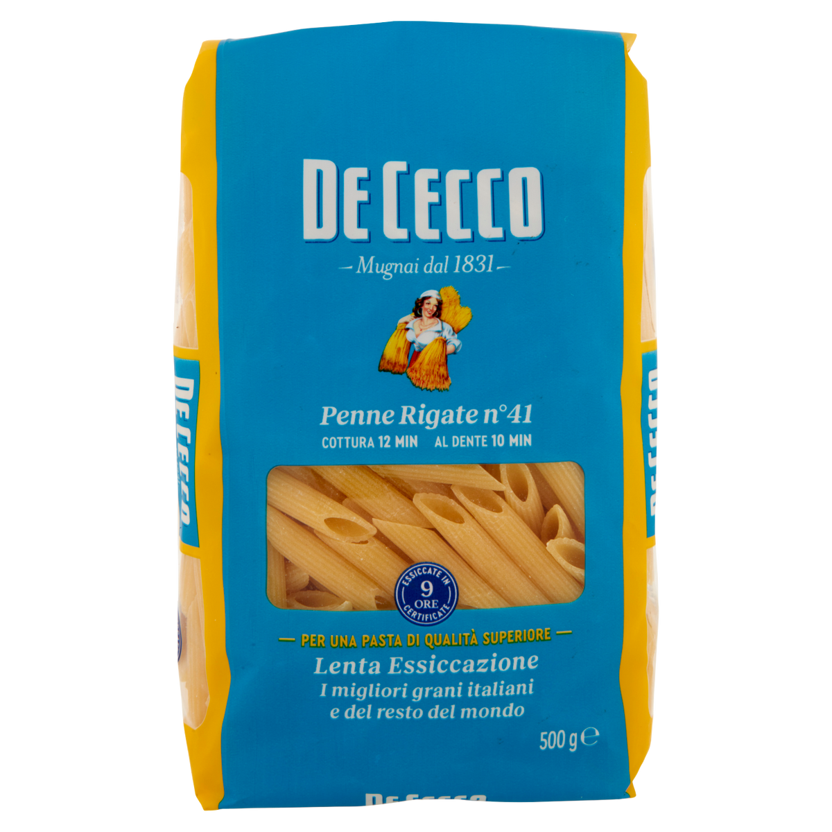 DE CECCO PASTA DI SEMOLA PENNE RIGATE N°41 500g (24 in a box)