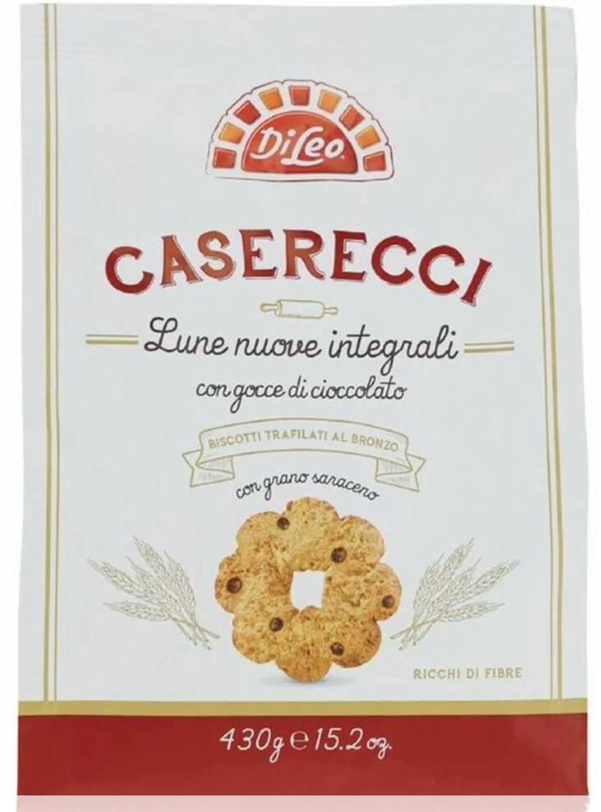 DI LEO LUNE NUOVE GOCCE CIOCCOLATO wholemeal 430g (8 in a box)