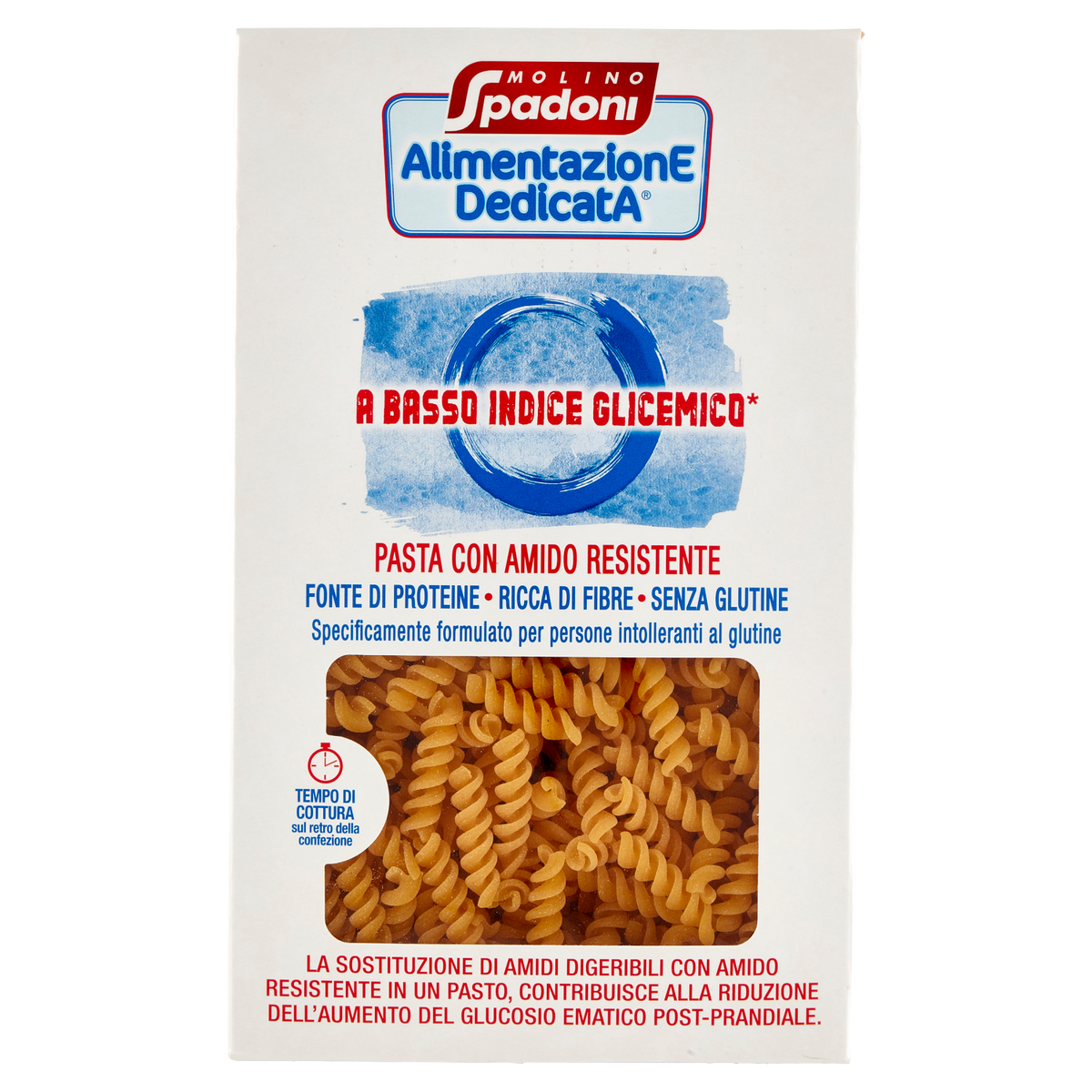 MOLINO SPADONI FUSILLI A BASSO INDICE GLICEMICO 400g (6 in a box)