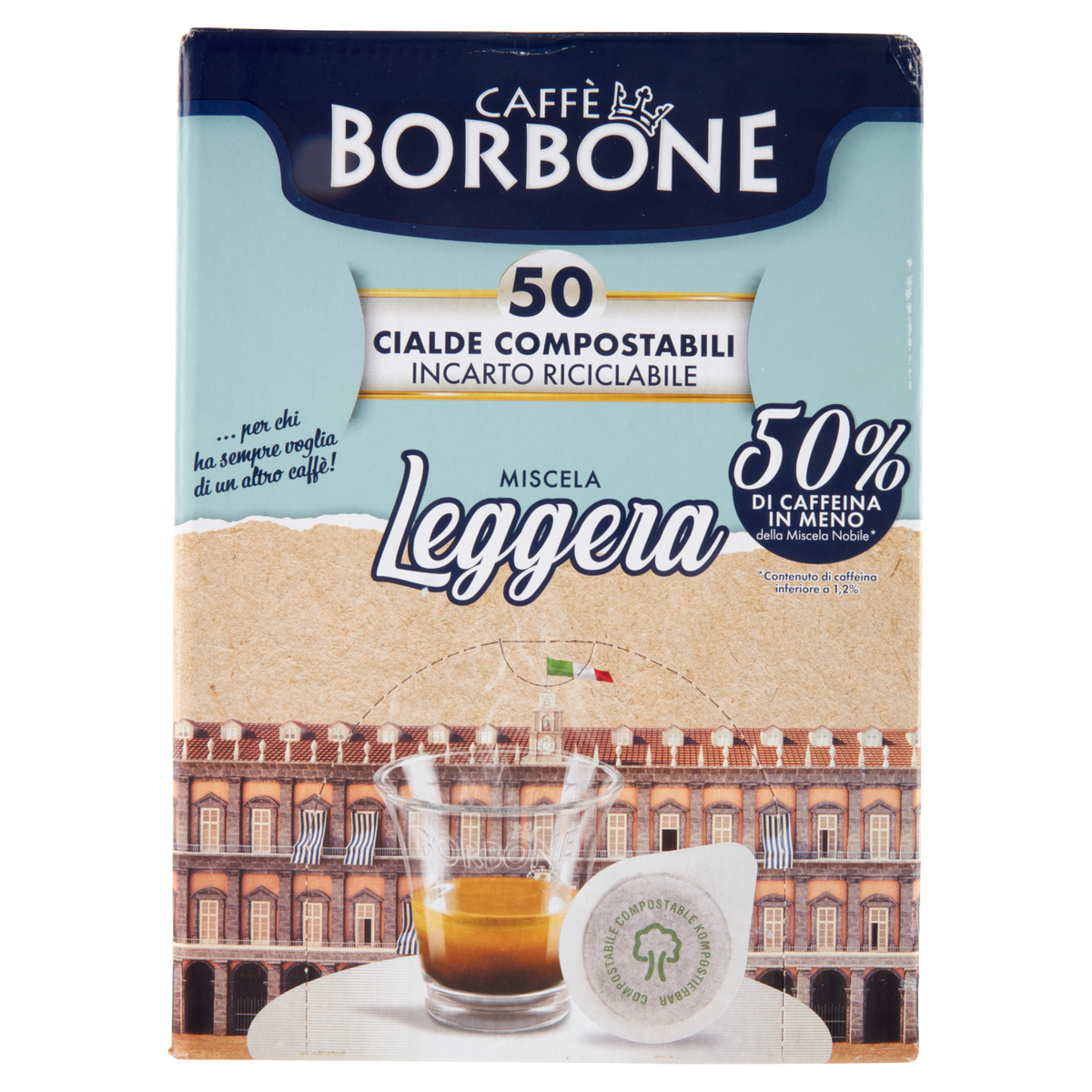 BORBONE LEGGERA CIALDE X 50 360g (single item)