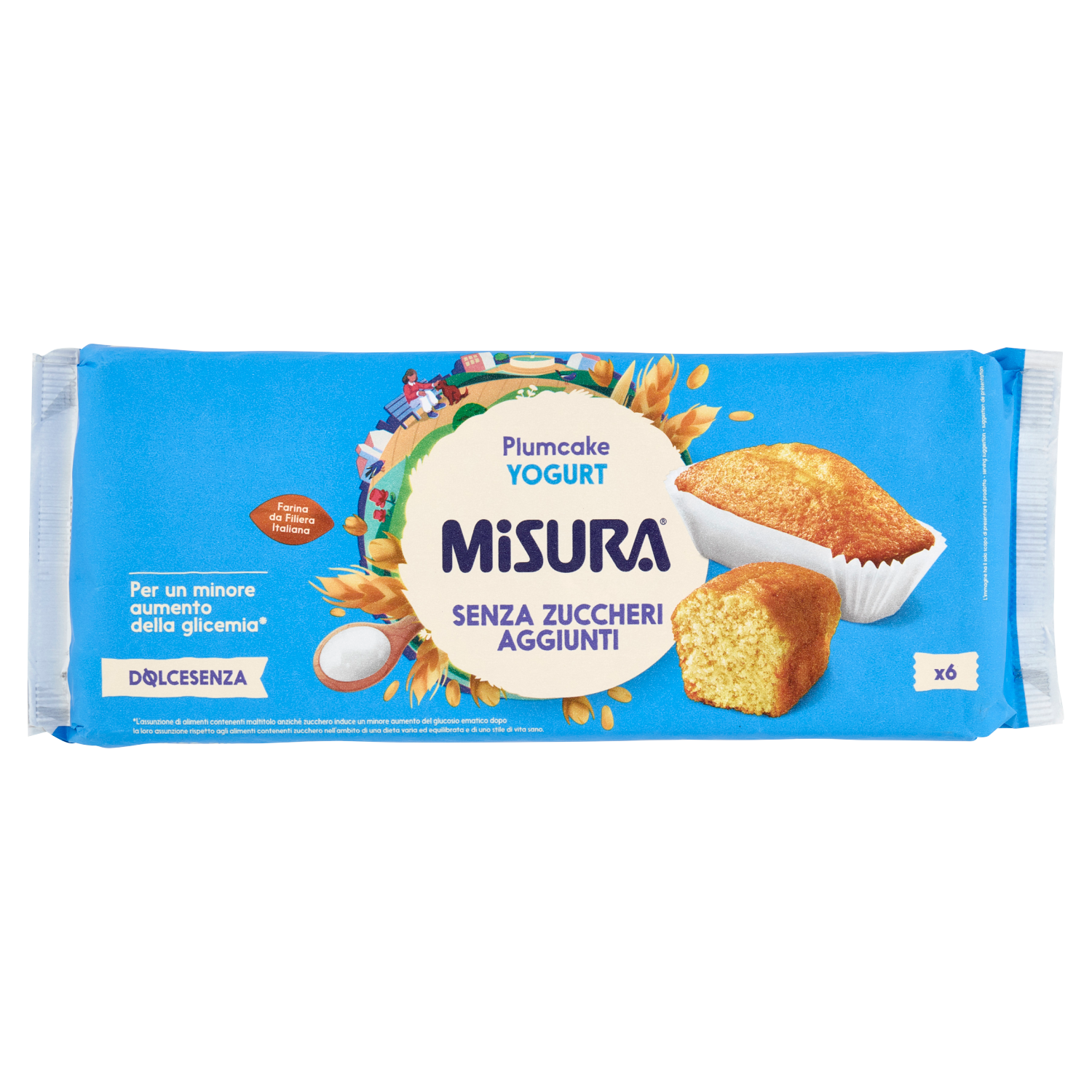 MISURA PLUMCAKE no added sugar X6 190g (12 in a box)