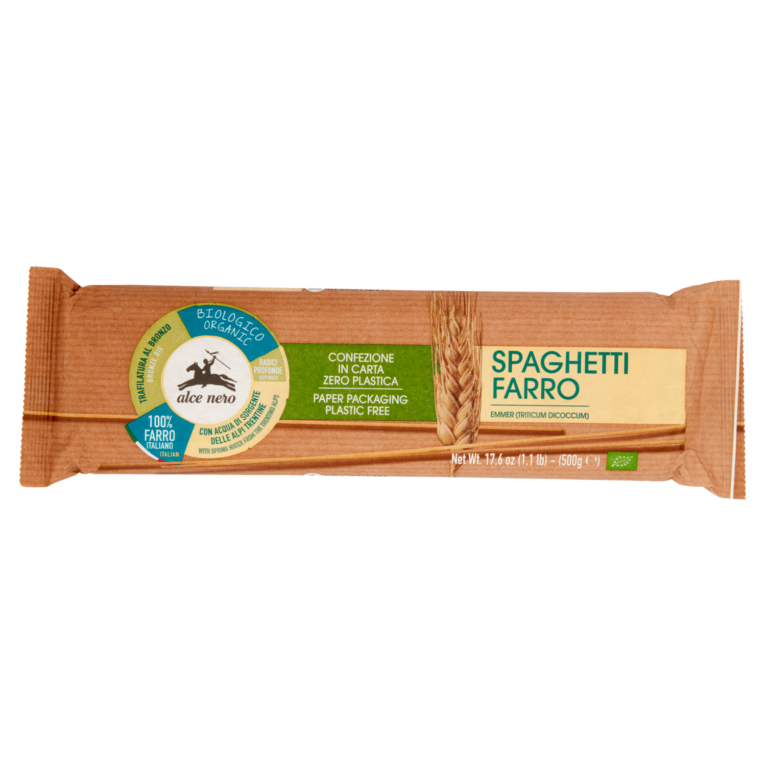 ALCENERO SPAGHETTI AL FARRO ORGANIC (12 in a box)