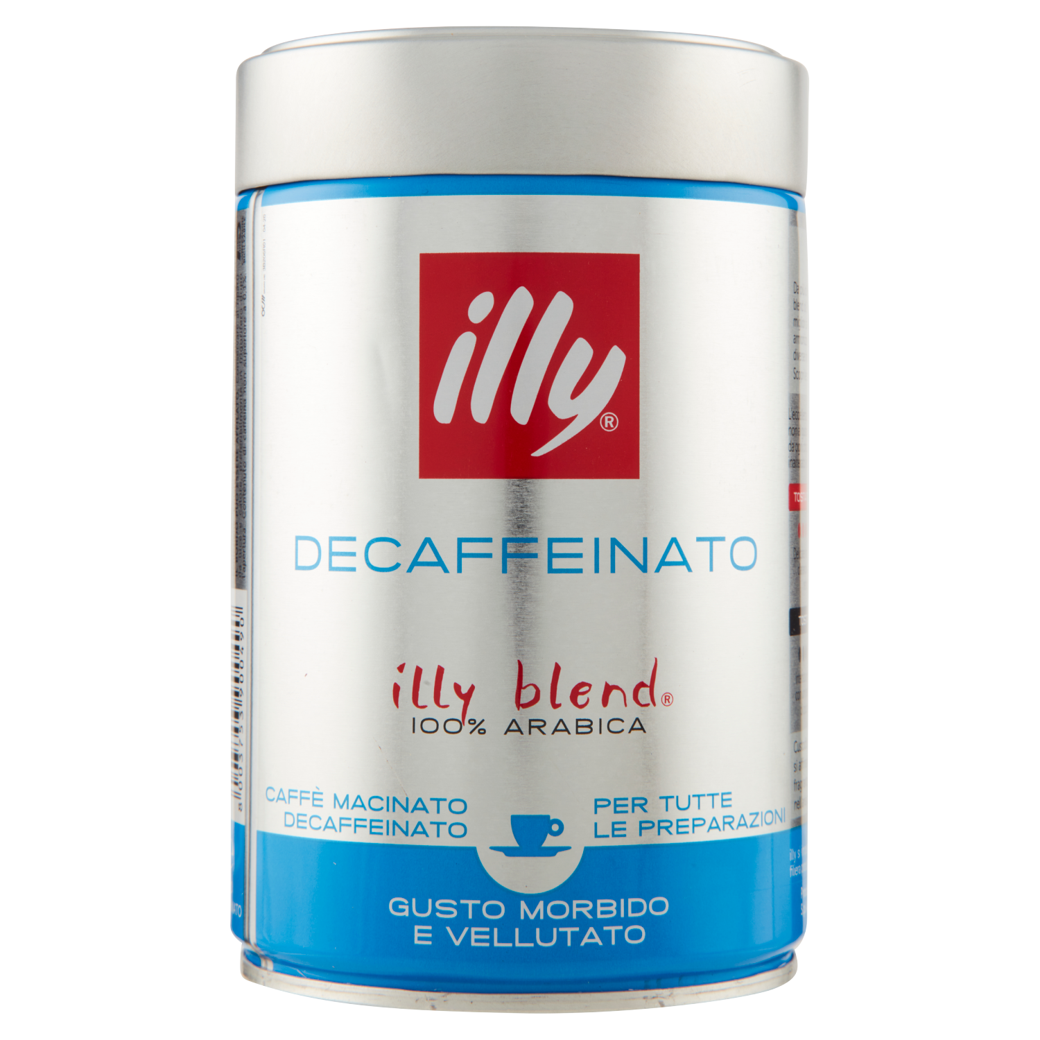 ILLY CAFFE' DECAFFEINATO 250g (6 in a box)
