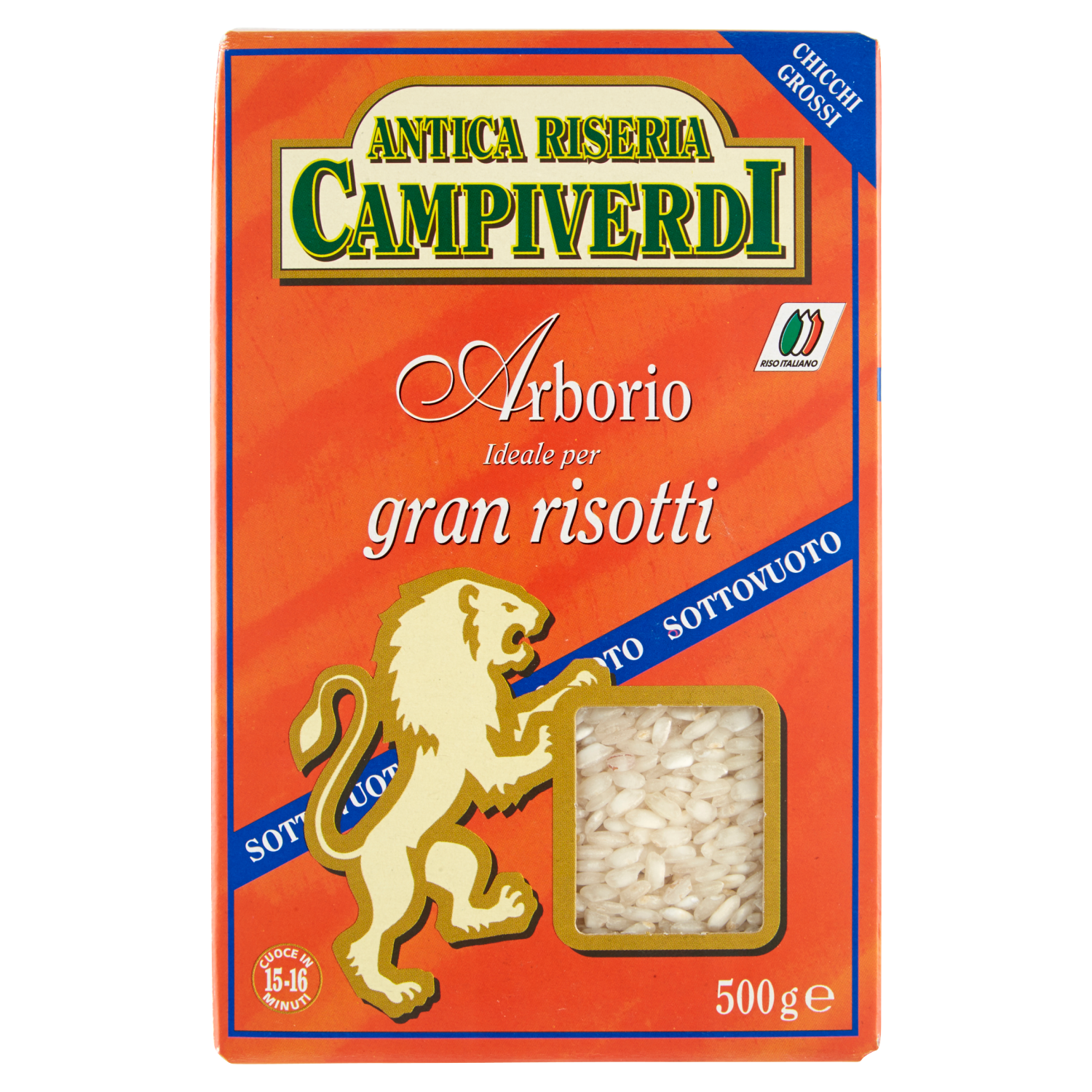 ANTICA RISERIA CAMPIVERDI RISO ARBORIO 500g (12 in a box)