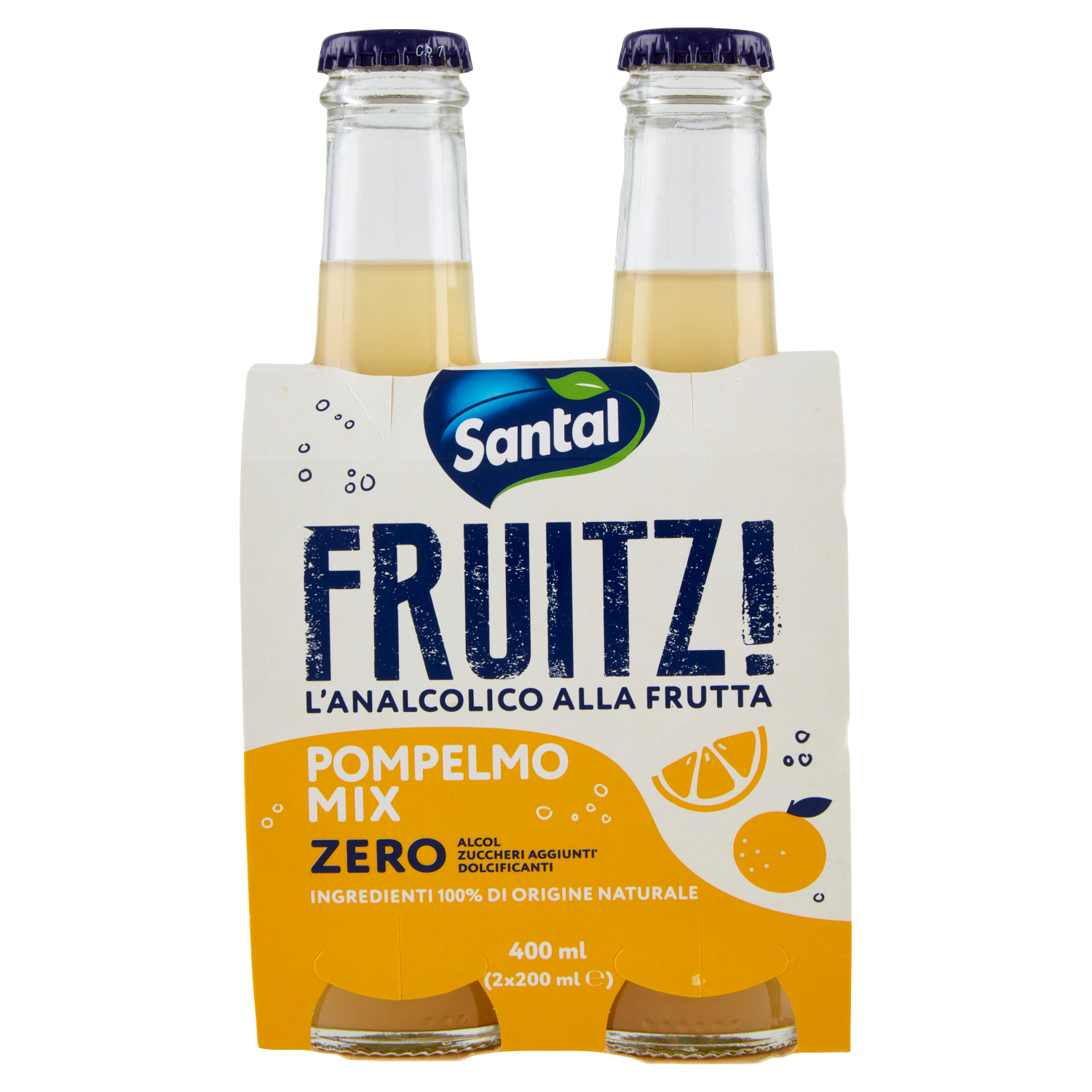 SANTAL FRUITZ POMPELMO 200mlX2 400ml (6 in a box)