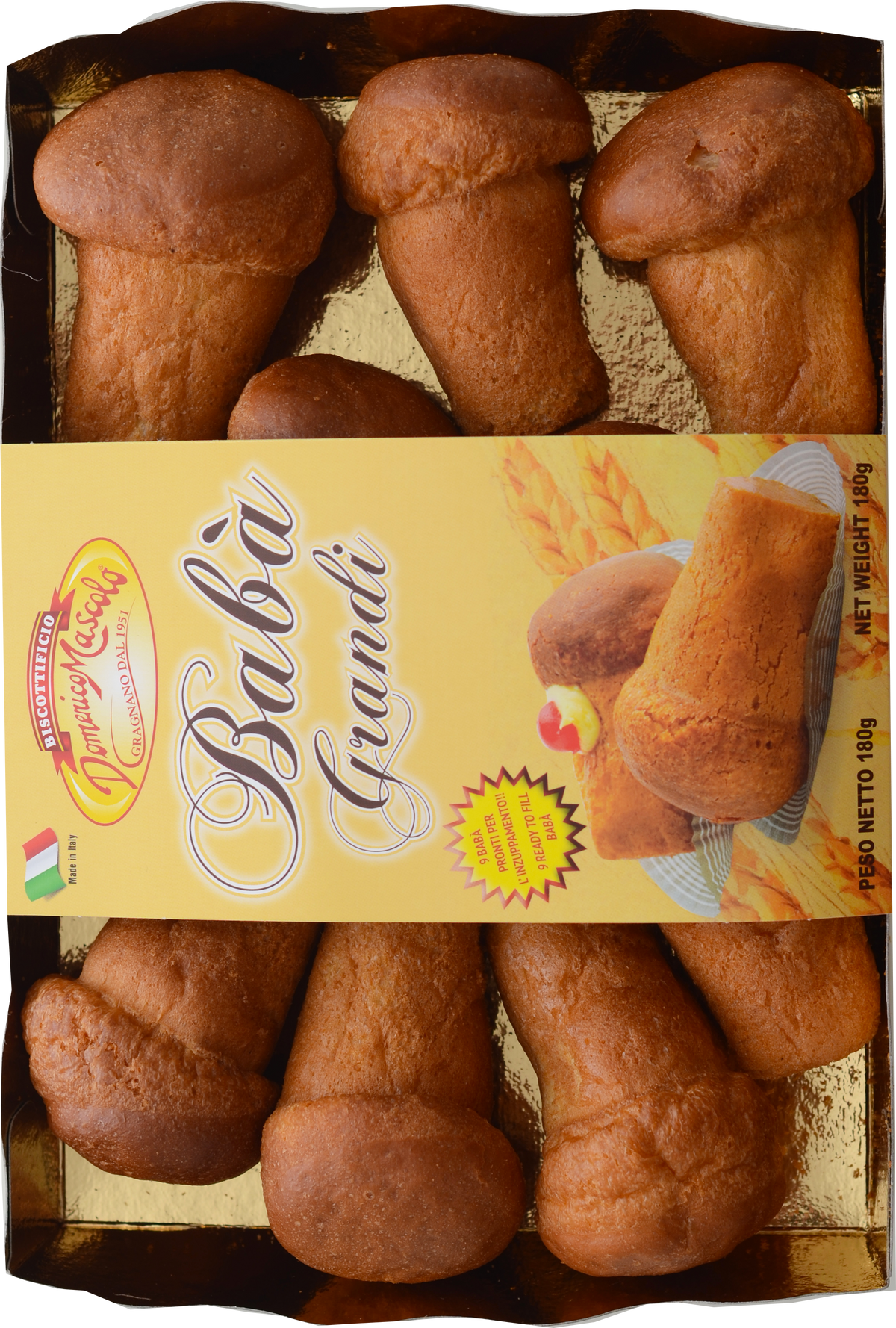 BISCOTTIFICIO MASCOLO BABÀ MIGNON 150g (10 in a box)
